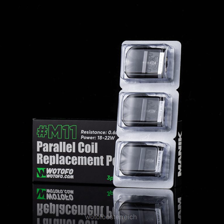 Mini-Ersatzkapsel M12 Nexmesh Spule eingebaut 3St Wotofo MANIK - Wotofo kit 42F2Z88