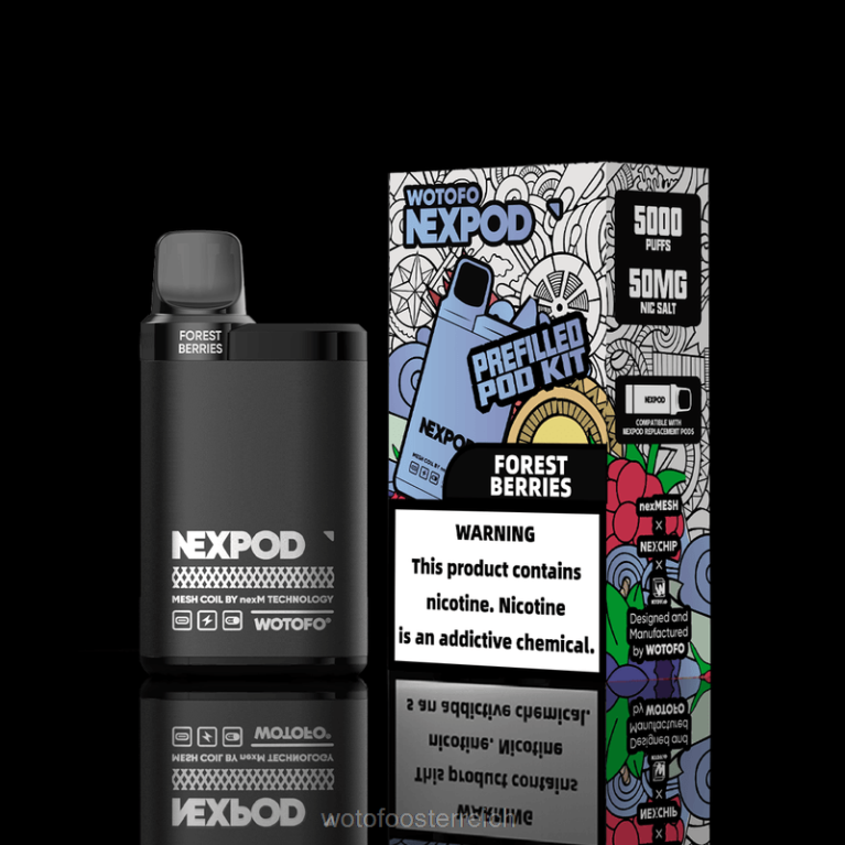 Kit 20 mg unverzichtbare Box Wotofo NEXPOD - Wotofo e-zigarette 42F2Z7