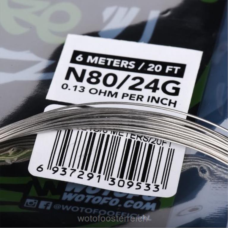 vorgefertigte Drahtspule Ni80-Wettkampfdraht – 24 g Wotofo - Wotofo vape tool kit 42F2Z361