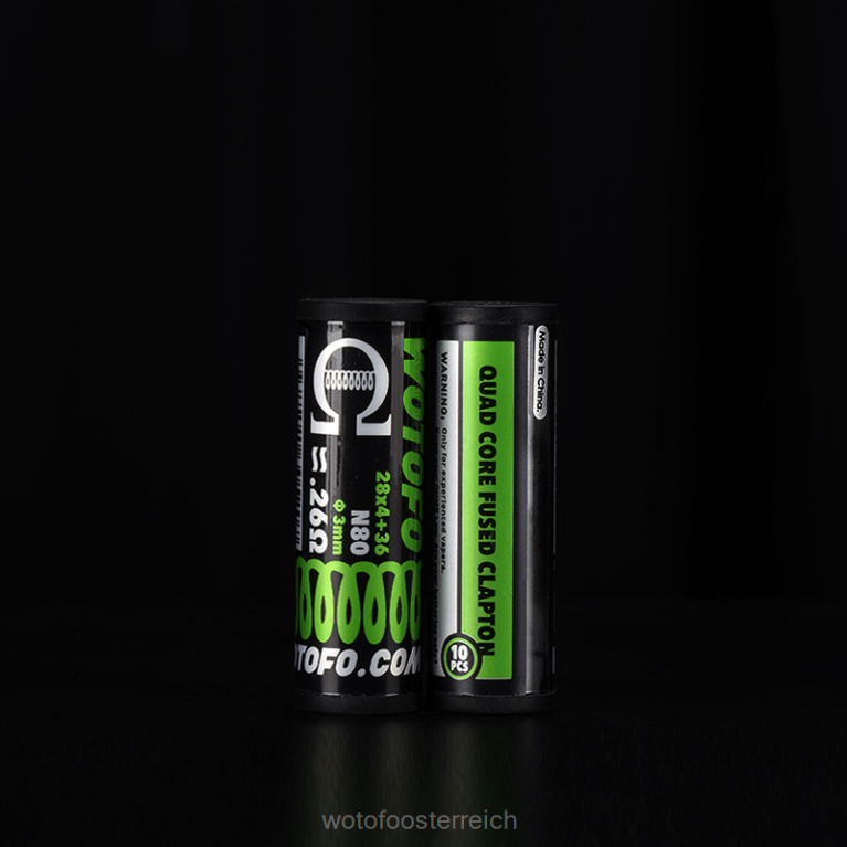 vorgefertigte Spulen Quad Core Fused Clapton 0,12 Ohm Wotofo - Wotofo e-zigarette 42F2Z337